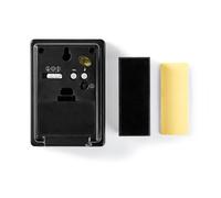 NEDIS Kit de sonnette sans fil - Alimentation par pile - 36 mélodies - Noir et aluminium