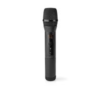 Nedis Kit Microphone sans Fil Cardioïde 20 Canaux avec Contrôle du Volume Noir