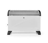 Nedis Konvektionsheizgerät HTCO10FWT - 2000 W | 3 Wärmeeinstellungen | Verstellbares Thermostat | Stolperschutz | Inte