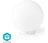 Nedis, lampe d'ambiance WLAN RGB 5W 360lm 2700-6500K forme sphérique, blanc