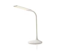 Nedis Lampe de Bureau LED 280 lm Rechargeable à Commande Tactile Blanc