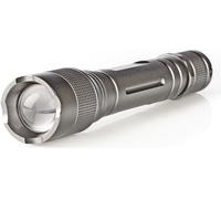 Nedis, lampe de poche LED 3W 150lm IPX5 120m de portée Aluminium, Gris
