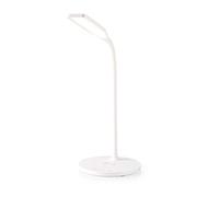 NEDIS Lampe LED avec Chargeur sans Fil | Gradateur - sur Produit | LED/Qi | 10 W | avec Gradation | Blanc Chaud/Blanc Froid/Blanc Naturel | 2700-6500 K