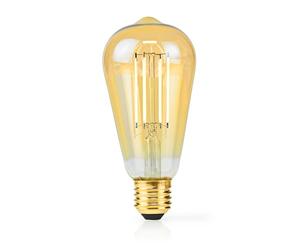 Nedis LBDE27ST64GD1 ampoule LED Lumière extra chaude, Blanc chaud 2100 K 4,9 W E27 F