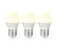 Nedis LBE27G452P3 ampoule LED Blanc chaud 2700 K 4,9 W E27 F