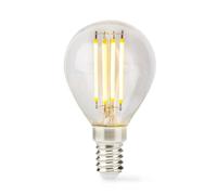 Nedis Ampoule LED E14 LBFE14G452 – 4,5 W, 2700 K blanc chaud, G45 transparent