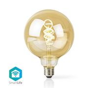 NEDIS LED SmartLife A Intensité Variable Wi-Fi E27 4.9 W Verre Globe Connecté