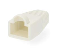 NEDIS Lot de 10 Douilles de décharge de Traction RJ45 en PVC Blanc