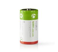 Nedis, lot de 2 accus NiMH C 1,2V 4000mAh HR20 préchargés,