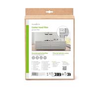 NEDIS Lot de 2 filtres à graisse universels pour hotte aspirante 120 g/m, découpable 57 × 47 cm, avec indicateur de rechange