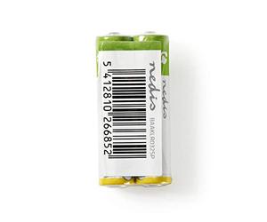 Nedis Lot de 2 Piles alcalines AAA 1,5 V