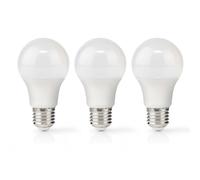 Nedis Lot de 3 Ampoules LED A60 E27 4.9 W 470 lm 2700 K Style Rétro Givrées [EEK: F]
