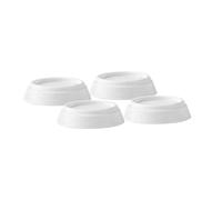 Nedis Lot de 4 Patins Antivibrations Universels pour Gros Électroménager Blanc
