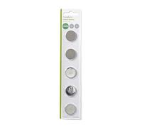 Nedis Lot de 5 Piles Bouton au Lithium CR2 430 3 V