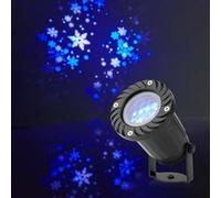 nedis lumière décorative projecteur à led pour flocons de neige intérieur extérieur G