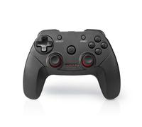 Nedis Manette de Jeu Ergonomique sans Fil avec 11 Boutons d'Action Noir