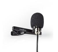 Nedis Miccj105Bk Microphone filaire Clip-On Lavalier 3.5 Mm Metal
