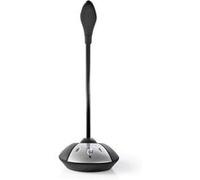 Nedis MICDU100BK Microphone Filaire USB Noir/Gris G