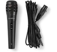 nedis microphone filaire sensibilité 75 db 3db 80 hz 12 khz 5.0 m G