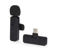 NEDIS Microphone - Utilisé pour: PC Portable/Smartphone/Tablette - sans Fil/USB Type-C - USB-C Femelle - Bouton Marche/arrêt intégré