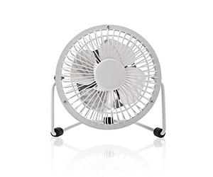 NEDIS Mini ventilateur en métal 10 cm de diamètre alimentaire