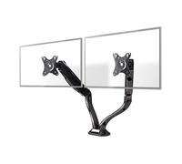 Nedis MMNTDO100BK Pied pour 2 écrans LCD (full-motion) acier noir Taille d'écran : 10""-32"" support pour ordinateur de bureau