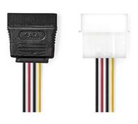 N CCGB73500VA015 - Prise Molex 4 broches > port SATA 15 broches 15 cm