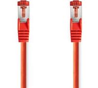 Nedis Modèle du produit : Câble réseau CAT6 RJ45 Male RJ45 Male S/FTP 2.00 m Rond LSZH Rouge Label Rouge G