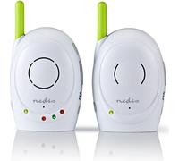 Nedis Moniteur Audio pour Bébé | Avec fonction de rappel | Portée : 300 m | Alimentation secteur | Vert / Blanc NE550670478