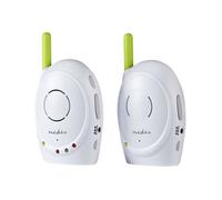 Nedis - Moniteur bébé audio Avec suspension Gamme: 300 m Alimentation secteur Vert/blanc