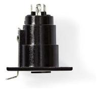 nedis montage sur châssis xlr xlr femelle à 3 broches noir G