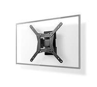 NEDIS Montage TV Mural Mouvement intégral - 10-32" - Poids d'écran Maximal Pris en Charge: 30 kg - Inclinable - Rotatif - Distance Minimale du Mur: 68 mm - Distance maximale du Mur: 68 mm