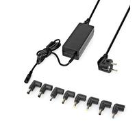 Nedis Nbau6501Fbk Adaptateur pour ordinateur portable Universel 8 Connecteurs 65 W Sortie 15 V - 20 V / 4 A (Max.)