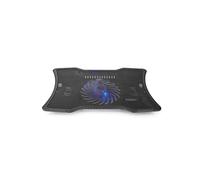 Nedis NBCR101BK Support Refroidisseur Laptop 12-17" ABS Métal Ventilateur 12.5cm 15dB 1xUSB 2.0 349x250x25mm 3kg Noir