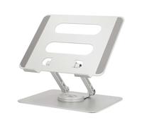 Nedis NBSTND110SI Support de livres Supports de Laptop Argent 43,2 cm (17 )