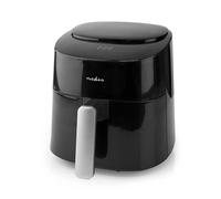 Nedis KAAF160BK Friteuse à air chaud 4.2 l 1300 W sans BPA, fonction minuteur, protection contre la surchauffe, voyant lumineux
