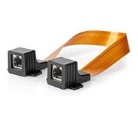 Nedis CAT5e Cable UTP RJ45 (8P8C) Female RJ45 (8P8C) Female 0.30 m Flat PVC Orange Box