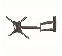 Nedis Support mural TV TVWM1790BK mouvement intégral 3 axes 13 à 86'' Noir