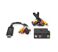 Numériseur Vidéo | Nedis | VGRRU101BK |Noir Noir G