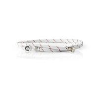 Nedis Nylon Zulaufschlauch / 1/2'' / 3/4'' / 10 Bar / 90 °C / 2.00 m / Anwendung : Schüssel / Waschmaschine / Nylon / Rouge / Blanc