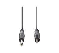 Nedis OnStage series - Câble audio - jack stéréo mâle pour mini-phone stereo 3.5 mm mâle - 3 m - gris foncé