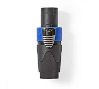 Nedis OnStage series - Connecteur pour haut-parleur - Speakon (4 pôles) femelle - noir