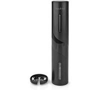 nedis ouvrevin electronique abs aluminium noir