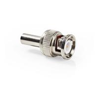 Nedis Pack de 25 Connecteurs BNC Mâle 50 Ohm pour Câble Coaxial Argent
