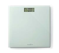 Nedis Pèse Personne Numérique Verre Trempé Max 150 Kg Blanc