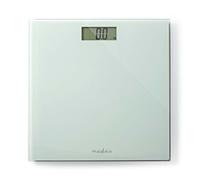 Nedis Pèse Personne Numérique Verre Trempé Max 150 Kg Blanc