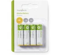 nedis pile alcaline aa 1.5 v 4 pièces blister G