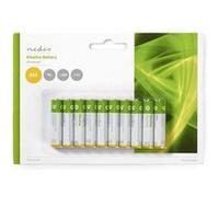 nedis pile alcaline aaa 1.5 v 10 pièces blister
