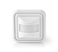 Détecteur de Mouvement Intérieur Type F 160° 500W 3 à 2000Lux Capteur PIR 9m Blanc