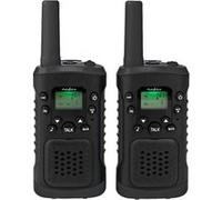 Nedis Talkie-walkie WLTK0610BK – 2 bandes PMR 446 MHz, 8 canaux – Noir (pack de 2)